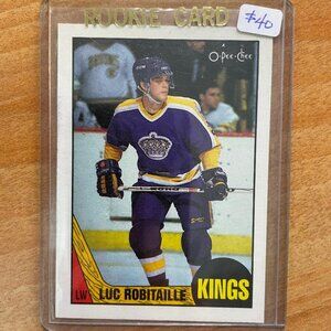 1987-88 O-Pee-Chee #42 Luc Robitaille RC Los Angeles Kings